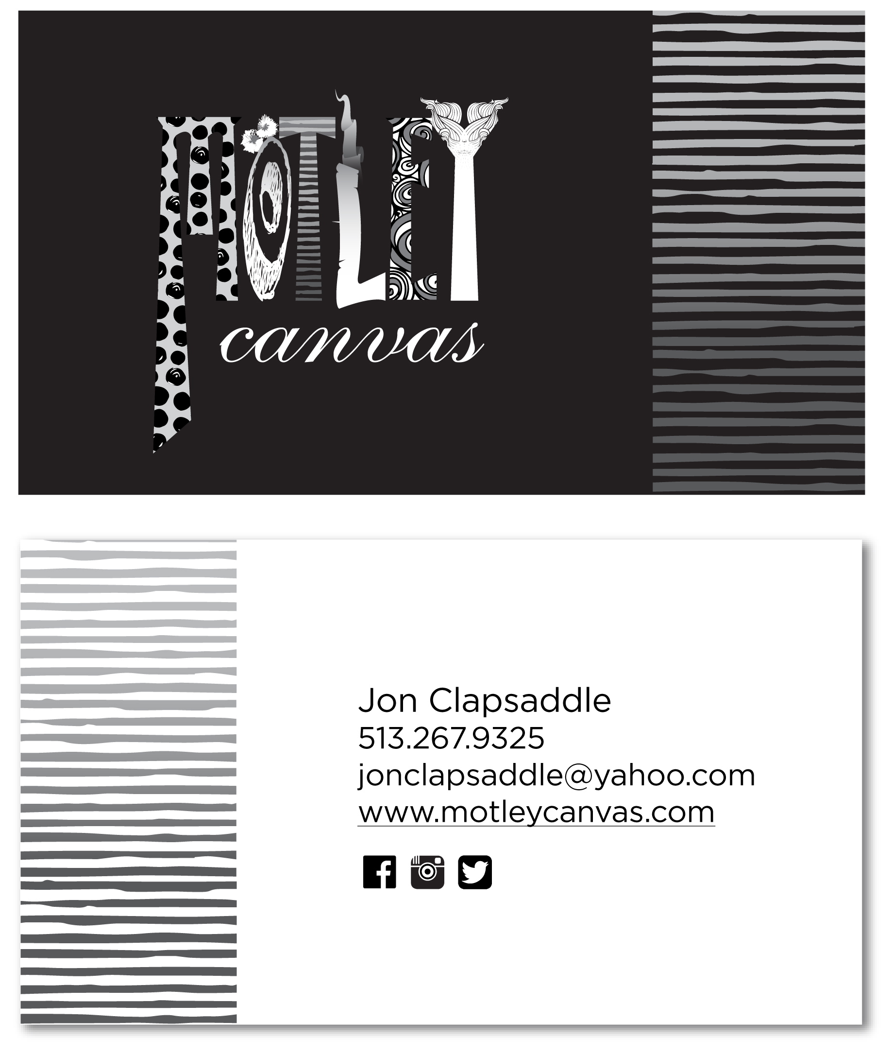 Motley Canvas Business Card