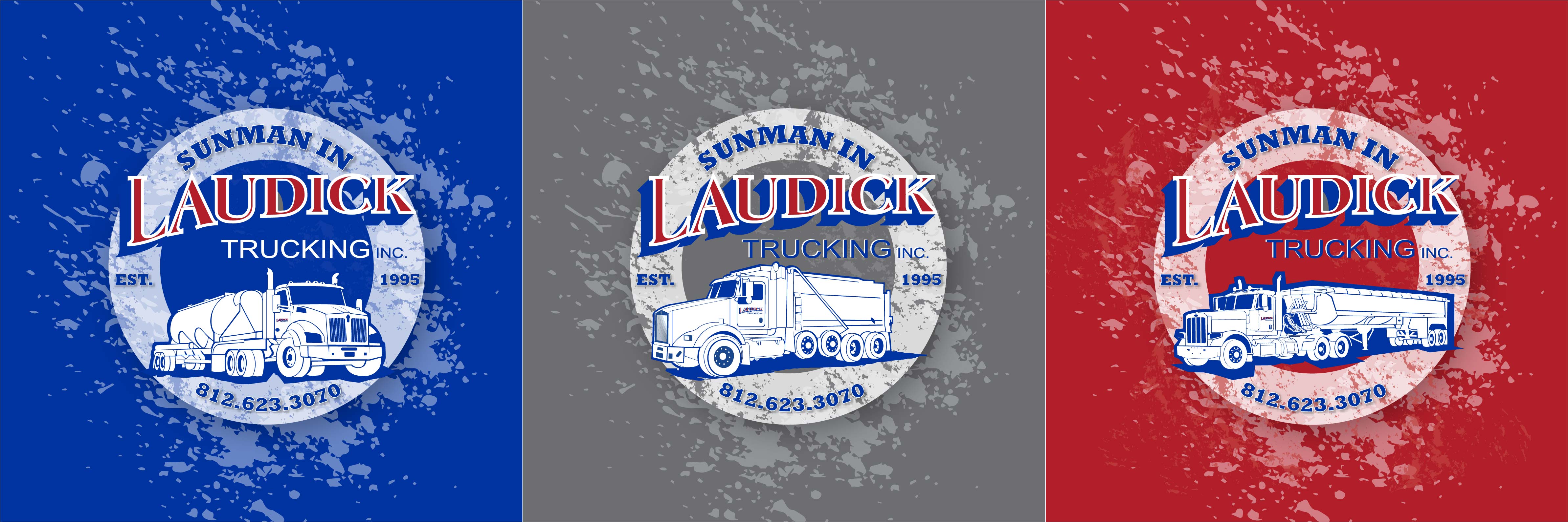 Laudick Trucking Shirt Artwork